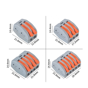 Nhỏ gọn PCT-212/213/214 nhanh chóng dây nối 2P/3P/4P dây điện Push-in khối thiết bị đầu cuối vật liệu đồng cho LED - Product Image 4
