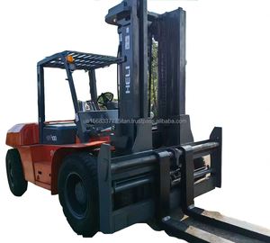 Montacargas Diésel Usado Heli H2000 100 de Marca China, 10 Toneladas, 3 Metros, de Buena Calidad, con Motor Isuzu - Product Image 1
