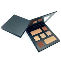 Palette de maquillage personnalisée, haute pigmentation, 9 couleurs, fards à paupières et blush, palette en papier, palette de fards à paupières de luxe en carton