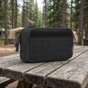 Laser Cut 1000D Nylon Utility Pouch Horizontal <b>MOLLE</b> <b>Attachment</b> Vertical Admin Pouch Tear-Away Drop Design-Logo/OEM/ODM Brand - Product Image 3