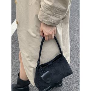 Sac à main en daim pour femme de style vintage 2025, imperméable, bandoulière unique, sac bandoulière avec poche intérieure - Product Image 4