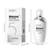 Émulsion multi-effets éclaircissante à la glycérine SADOER transfrontalière 125ml – Hydrate, améliore le teint terne, estompe les taches