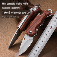 Mini couteau pliant de poche en acier inoxydable, couteau utilitaire EDC, ouvre-paquet, porte-clés, outil, vente en gros OEM