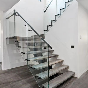 <span class=keywords><strong>Escalones</strong></span> <span class=keywords><strong>de</strong></span> vidrio personalizados <span class=keywords><strong>para</strong></span> residencia <span class=keywords><strong>Escaleras</strong></span> rectas Escalera recta <span class=keywords><strong>de</strong></span> vidrio <span class=keywords><strong>de</strong></span> hoja bilateral moderna en forma <span class=keywords><strong>de</strong></span> I - Product Image 3