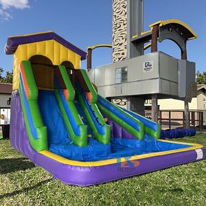 Tobogán Inflable para Niños con <span class=keywords><strong>Piscina</strong></span>, Tobogán Acuático Inflable para Niños en Oferta, Tobogán Acuático Inflable para Exteriores - Product Image 6