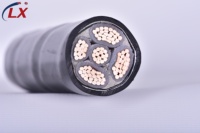 Niederspannung 10 mm2 16mm 35mm 50mm 70mm 4 Kupfer kern antenne Gebündeltes gepanzertes Stromkabel ABC-Kabel mit PVC XLPE-isolierter Hülle