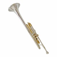 Wholesale High Quality Brass Instrument Silver Plated Trumpet Instrument Gold and Silver Two Colors