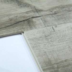 Roble rústico <span class=keywords><strong>PVC</strong></span> Spc Piso vinilo clic blanco 7mm profundo en relieve suelo de baño plástico impermeable para Interior dormitorio garaje gimnasio - Product Image 4