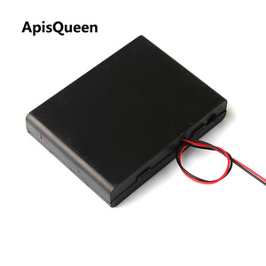 ApisQueen Battery Box 4 Cell AA With Cover And Switch For Student Diy Projects - Product Image 3