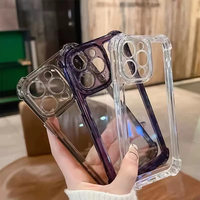 Funda Protectora Transparente de TPU de Alta Calidad con Protección Anticaídas en las Cuatro Esquinas para iPhone 18 17 Pro Max 16 15 14 13 12 11