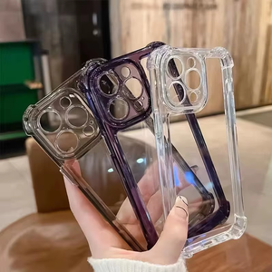 Funda Protectora Transparente de TPU con Protección Anticaídas en las Cuatro Esquinas para <span class=keywords><strong>iPhone</strong></span> 15 16 Pro Max 14 13 12 11 <span class=keywords><strong>iPhone</strong></span> 11 Plus - Product Image 6