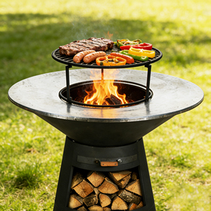 Nueva Parrilla de Carbón Multifuncional para Exteriores, Estilo Americano, de Acero al Carbono Negro - Product Image 6