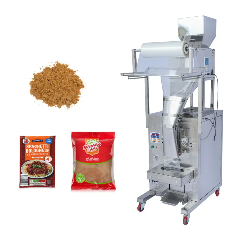 Chili powder dry powder flour bagged automatic packaging machine bagged powder weighing filling packaging machine