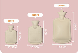 Botellas <span class=keywords><strong>de</strong></span> <span class=keywords><strong>agua</strong></span> caliente Caucho natural Sin BPA <span class=keywords><strong>Bolsa</strong></span> <span class=keywords><strong>de</strong></span> <span class=keywords><strong>agua</strong></span> caliente duradera <span class=keywords><strong>para</strong></span> compresa caliente y terapia <span class=keywords><strong>de</strong></span> calor Almohadilla térmica <span class=keywords><strong>para</strong></span> aliviar el dolor - Product Image 4