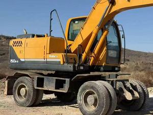 Excavatrice sur pneus Hyundai R150W-9 d'occasion avec moteur Hyundai, godet de 0,3 m³, 15 tonnes, CE 2022, roulement et pompe - Product Image 3