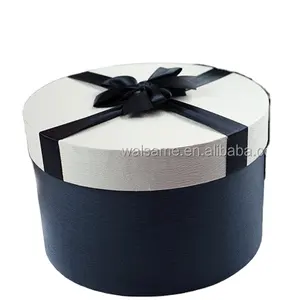 Handmade rỗng nhỏ Vòng Giấy hộp quà tặng với Ribbon Vòng Hộp quà tặng