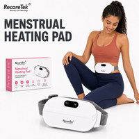 Cinturón Masajeador con Calor para Cólicos Menstruales, Producto de Masaje, Suministro para el Cuidado de la Salud, Terapia Menstrual en Casa, Equipo para Aliviar el Dolor