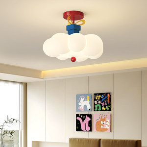 Creative Colorful Cartoon Cloud Ceiling Light Led For Kids Room Bedroom Lighting Fixture - Product Image 1