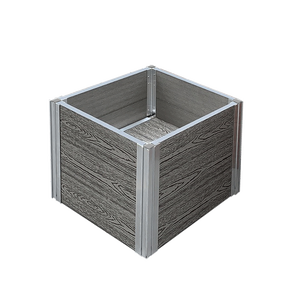 Outdoor Decoration Wood Plastic Composite Flower Pot Wpc Planter Box