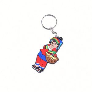 Wholesale China Anime Keychain Cheap Promotional Items 3d Custom Shaped Soft Pvc Key Chain with logo - Product Image 2