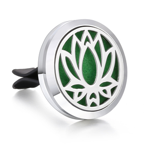 Difusor de Aromaterapia para Coche de 30mm con Logotipo Personalizado, Clip de Ventilación de Aleación, Soporte para Fragancia Refrescante, Sin Electricidad - Product Image 1