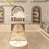 Meubles de boulangerie de luxe, comptoir de présentation de gâteaux sur mesure, vitrine de présentation de desserts et de pains pour boulangerie, vitrine de présentation pour magasin de boulangerie