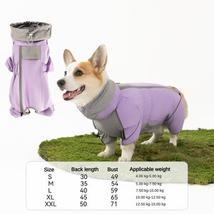 Capa de Chuva para Outono e Inverno Impermeável e à Prova de Vento, Mantém Quente, Roupas Multifuncionais para Animais de Estimação de Tamanho Médio - Product Image 6