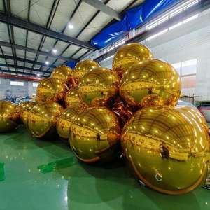 कस्टम सजावटी दर्पण गेंदों विशाल डिस्को बॉल विभिन्न रंग आकार के आकार की घटना सजावट के लिए - Product Image 3