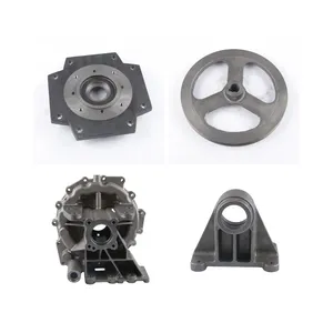 High Quality Custom CNC Machined Tensioner Pulley Casting Services Grey Iron Cast Pulley Part