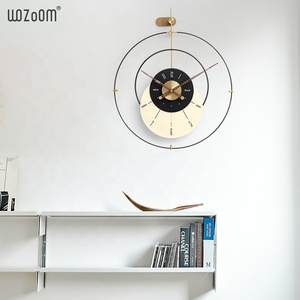 EMITDOOG Reloj de Pared de Metal de Lujo de Estilo <span class=keywords><strong>Español</strong></span> Moderno, Decoración de Lujo PARA EL Hogar, Reloj de Pared Grande - Product Image 6