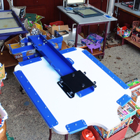 Nueva Máquina de Serigrafía Portátil de Escritorio de un Solo Color para Camisetas, Manual, Fácil de Mover, para Pequeñas Empresas