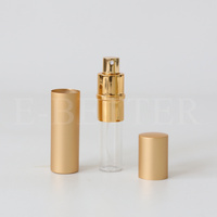 15ml 20ml bouteille de poche en aluminium de voyage en verre vaporisateur de parfum d'eau de cologne rechargeable avec bouchon coulissant