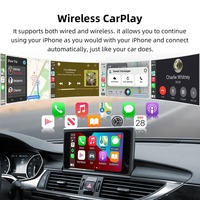 Décodeur audio Carplay Retrofit, lecteur multimédia de qualité supérieure, CarPlay sans fil, Android Auto, module GPS mains libres, système A6 C6 Quattro