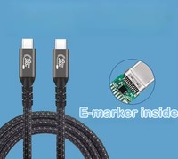 Cable USB C a USB C, Cable de Carga Rápida de 240W Tipo C, Cable USBC Trenzado para iPhone 17, Galaxy S25, Laptop