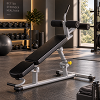 Banc de musculation réglable inclinable et déclinable pour sit-ups, équipement de fitness pour la maison