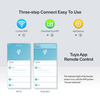 Nueva Lámpara de Pared Inteligente WIFI con Sensor PIR de 360 Grados para Instalación en Techo, Modelo PST-HW400B