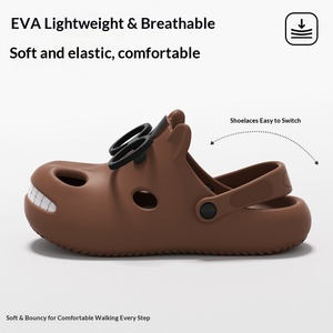 Funny Horse Pattern Couple <b>Clogs</b>, EVA Non-slip Wear-resistant Sandals, Outdoor Beach <b>Slippers</b> for Summer Men Women - Product Image 5