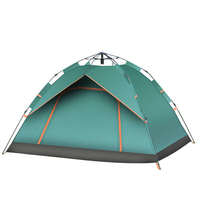 Tente de camping quatre saisons Oxford à montage rapide entièrement automatique avec assistance par ressorts, pour 3 personnes, monocouche, imperméable, pour utilisation en extérieur et en camping-car