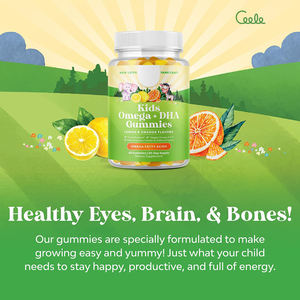 100% אורגניים טהורים ילדים אורגניים multivitamin dha אומגה <span class=keywords><strong>3</strong></span> עם אומגה <span class=keywords><strong>6</strong></span> <span class=keywords><strong>9</strong></span> התומך במוח המוח ומערכת החיסון - Product Image 2