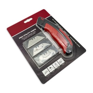 Dao Với 3 Gói Lưỡi Dao PVC Nhựa Sàn Cắt Thép Không Gỉ Tiện Ích Dao Móc Cho Cắt Thảm & Phổ Quát - Product Image 6