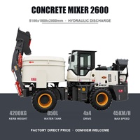 Camion malaxeur à béton 8 roues de petite taille avec moteur diesel, conception personnalisée pour la construction, fourni directement par l'usine
