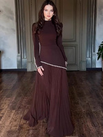 Robe de luxe semi-extravagante ornée de paillettes et de diamants, avec lacets, style islamique, longue robe, jalabiya, kaftan, abaya pour l'Aïd