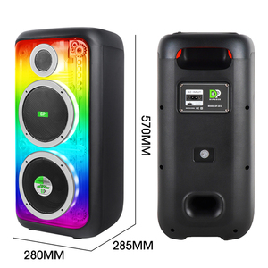 Altavoz LED RGB DP-2612 <span class=keywords><strong>de</strong></span> 60W con Control Remoto, Baterí<span class=keywords><strong>a</strong></span> Recargable, Soporte para Tarjeta TF y Conexión Inalámbrica - Product Image 4