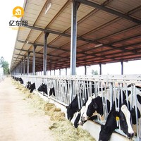 Alta calidad, diseño moderno, cría de acero, planta de cultivo, vivero, vaca, Granero, cobertizo prefabricado para aves de corral, para ganado, cabras y ganado