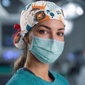 1pc Women's Blend Ditsy Floral Work Cap, Nurse Hat - Antibacterial And Dust- Proof, Suitable For Hospital, Nurses, Beauty, Cleaning, And Housekeeping Workers | SHEIN - View #2