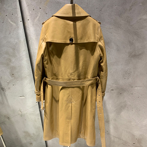 2024 abrigos largos populares para adolescentes abrigo de cuero genuino diseño de oveja gabardina larga de lujo - Product Image 2