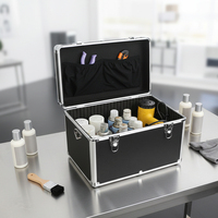 Valise à outils portable pour coiffure, boîte de rangement pour outils, boîte de toilettage pour chevaux en aluminium OEM/ODM, sans frais de moule, mallette de toilettage pour animaux