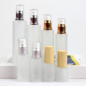 Nước Hoa Sang Trọng 20-120Ml Sương Mờ Thủy Tinh Lotion Bơm Phun Chai Với Hạt Gỗ Nắp - Product Image 6