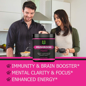 Servicio Personalizado de Polvo de Champiñones con Carbohidratos Totales y Fibra de Melena de León, Polvo de Proteína para Mejorar la Claridad y la Concentración - Product Image 3