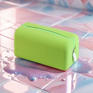 Bolsa de Cosméticos de Silicona con Cierre, para Viaje, Gran Capacidad, Impermeable, Ultraligera, Portátil, Expandible para Mujer - Product Image 3